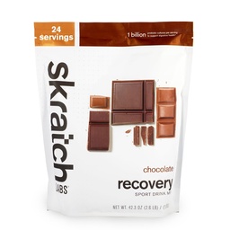 Skrattch Labs Post Workout Recovery Drink Mix s čokoládou, (41.6 oz, 24 Servings) s kompletným mliečnym proteínom Casein a srsť a probiotiká, bez lepku, Kosher, prírodné, Vegetariánska