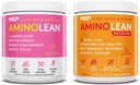 RSP NUTRITION AminoLean pre cvičenie energie (Pink Lemonade 30 slúži) s AminoLean zotavenie post cvičenie Boost (Blood Orange 30 slúži)