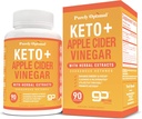 Čisto optimálne Keto + ACV Kapsule s BHB - Podpora Energia, Čistiť a Tráviace zdravie - Advanced Keto Supplement pre vyrovnaný životný štýl - 90 Kapsule