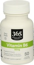 365 podľa trhu s celými potravinami, vitamín B6 50Mg, počet 50