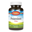 Carlson - draslík, 99 mg, podporuje Nerve Health & Muscle Function, 250 tabliet