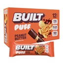 Postavený bar, Puff Protein Bars, Arašidové maslo Puff, 17g Bielkoviny Snacks, On-The-Go Bars, Iba 150 Kalórie, 6g Cukor, Kolagén, Gluten Free, 12 Počet