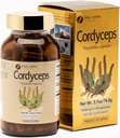 FINE JAPAN Cordyceps Mushrom Capsulses - Premium Cordyceps Militaris and Sinensis Extract for Optimal Health Benefits, 100% Authentic Cordyceps in Easy-to-Swallow Capsules