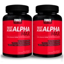 FORCE FACTOR Test X180 Alpha Max, 2-Pack, Total Testosterón a oxid dusnatý Posilňovač pre mužov s senovka grécka Seed & Tribulus zvýšiť prietok krvi a zlepšiť mužský atletický výkon, 360 kapsúl