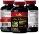 Vápnik Magnézium zinok s vitamínom d3 - komplex horčíka s vitamínom D a bórom - svalová oprava doplnok pre mužov, imunitná podpora Vitamíny pre dospelých, rast svalov - 1 fľaša 60 viečka