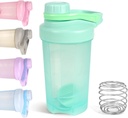 D.Y.A 16oz Shaker fľaša, Leak dôkaz Športové poháre Shaker pre proteín Shakes, Shaker fľaša pre pre cvičenie a cestovanie do Go,BPA zadarmo a ľahko čistý proteín Shaker fľaša,zelená