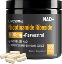NAD+ Supplement - NAD+ Booster pre dospelých 900 mg s nikotínamidom Riboside (NR) a Resveratrol Quercetin USA-063-0911XL-141NAD