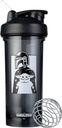 BlenderBottle Star Wars Shaker Bottle Pro Series Ideálny pre proteínové Shake a pre cvičenie, 28-Ounce, Mandalorian & Child