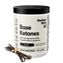 Perfect Keto Exogenic Ketones Powder, BHB Salts Supplement for Ketosis & Fasting, Plus Electrolytes for Hydration, Caffeine Free Energy, Keto Diet, Focus & Cvičenie Podpora, Vanilla, 6.7 oz