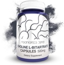 Choline L-Bitartrate Kapsule 500mg (180 gróf) 