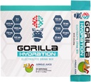 Gorilla Mind Hydratačné balíčky - 3,073mg Electrolytes On The Go Pohodlný nápoj Mix pre komplexné premiešanie - Zero Sugar, Prirodzene Sladené a pôst priateľsky - 30 Gróf (Jungle Juice)
