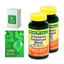 Echinacea Goldenseal Blend Dietary Supplement, 900 mg, 75 Ct Bundle s exkluzívnymi vitamínmi a minerálmi A až Z - Better Ligth&Spring Guide@ (3 položky)