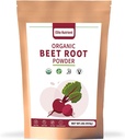 Organická repa koreňový prášok, non-GMO, lepok bez, Vegan Superfood, Oxid dusnatý posilňovač, zvýšenie vytrvalosti a zvýšenie výkonu cvičenia (16 oz.)