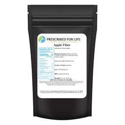 Predpísaný pre život Apple Fiber prášok, prírodné Apple pektín Fiber Supplement for Digestive Health, Vegan, Non GMO, Gluten Free (12oz / 340g)