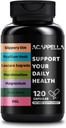 ACAPPELLA Slippery Elm, Psyllium Husk, Cascara Sagrada, Marshmallow, Horčík, Aloe Vera, DGL Kapsule - Probiotický Blend Digestive Gut zdravotné doplnky (1)