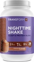 Transform HQ Nighttime Shake, spánok + Bielkovina zmes, 28 Slúži, čokoládová pena chuť