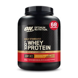 Optimum Nutrition Gold Standard 100% Srvátka Protein prášok, Čokoláda Arašidové maslo, 5 libier (Backaging May Vary)