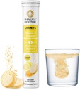 Manuka lekár kĺby * Denná spoločná podpora doplnok s Manuka med, vitamín C, meď a mangán pre podporu spoločného zdravia, citrónová chuť, 20 šumivé tablety
