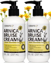 Reshape+ Arnica Bruise Relief Topický krém na modriny, opuchy, & sfarbenie na koži, prírodná starostlivosť o pleť Homeopatická Arnica Lotion W/vitamín K, Horse Chestnut, & Collagen, 8 Fl Oz (2-Pack)
