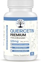 Quercetin Premium s zinkom a hypromelínom - Imunitný systém a podpora zdravia dýchacích ciest - Antioxidant Výhody - Non-GMO, Gluten-Free - 60 Vegan Kapsule