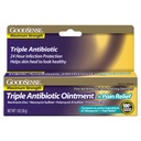 GoodSense Maximálna sila Triple Antibiotická masť plus úľava od bolesti - upokojuje bolestivé rezy, škrabance a popáleniny, zabraňuje infekcii, prvá pomoc antibiotikum, vonkajšia analgézia, 1 oz