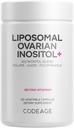 Kód Lipozomálne Ovarian Inozitol+ Supplement - Myo-Inozitol & D-Chiro-Inositol 40:1 Blend, Folát 5-MTHF, CoQ10, Pomegranate & Wild Blueberry, Lipozomálne Dodanie, non-GMO, Gluten-Free - 120 Kapsule
