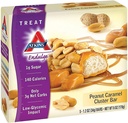 Atkins Arašidový karamel Cluster Bar, Dessert Favorite, High in Fiber, 3g Net Carb, 1g Cukor