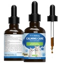 Pet Wellbeing Pokojná starostlivosť o mačky - Vet-formulovaná Behaviorálna podpora - Feline Stress Support, Emocionálna Wellness - Ashwagandha & Holy Basil Adaptogen - Holistic Cat Supplement 2 oz (59ml)