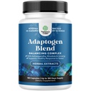Bylinné adaptéry Mood Suplement - Ukľudňujúce adaptéry doplnok pre stres & Cortisol Management s Ashwagandha Rhodiola Rosea & Maca Root - Vegan Non GMO & Daytime Friendly -180ct