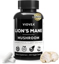 Lion's Mane Supplement Capsules - 300 kapsúl (5-mesačná zásoba), podporuje zameranie, jasnosť, pamäť a celkové poznanie. Organický nootropný doplnok pre kognitívne funkcie a imunitnú podporu