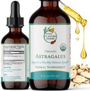 Astragalus Tinktúra - Imunitný systém Podpora, Podpora dýchania, Podpora tráviaceho systému, Maca, Bylinné doplnky - 2 Fl Oz