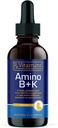 Rx Vitamíny Amino B+K - Cat Vitamín B & Draslík Supplement for Mačky - s aminokyselinami Taurín a lyzín - Aids in Cat Obličky Podpora a imunitná podpora pre mačky - Pečeň a slanina 4oz