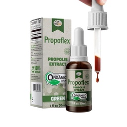 Včelárstvo Propoflex organické zelená Propolis extrakt - High Artepillin-C Levels, Antioxidant-Rich doplnok pre celkovú wellness - prírodné & Kosher-Priateľne diétne doplnok - Made In Brazil, 1 Fl. Oz.