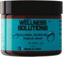 Koloidný strieborný gél - Wellness Solutions - Topický gél - Vegan & Gluten Free - 2 oz..-L8