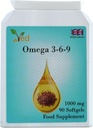 Ved Omega 3-6-9 Food Supplement softgel, od Cold Press Ľanový olej, 1000 mg 90 Soft Gel - 90 Days