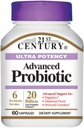 21st Century Ultra Potency Advanced Probiotické kapsule 60 ea (Pack of 4)