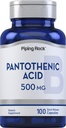 Piping Rock Kyselina pantoténová 500mg 