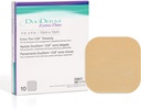 ConvaTec DuoDERM Extra tenký ovládací gél Formula 4"x4" Hydrokoloid Sterilná adhezíva Obliekanie pre Povrchové rany, Nízke trenie, Latex-Free, vodeodolný, námestie, Béžová, 10ct Box