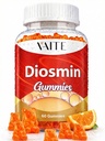 VAITE Diosmin 1000mg - Vein Suplements for Varicose Veins - Leg Health Supplement Formula Venous Optimizer, Citrus Bioflavonoidy, pomáha circulation for Legs, Chews Gummy, 60 Vegan Gummies