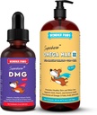 WONDER PAWS Premium DMG Liquid Plus Omega Max Fish Oil - pre psa imunitná podpora, koža, alergie, spoločná starostlivosť a celkový zdravotný stav