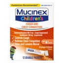 Mucinex Detská kongescia hrudníka Expectorant a Kašeľ Potláčač Mini-Melty, Orange Cream, 12 Počet (Backaging May Vary)