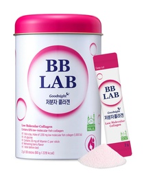 BB LAB Good Night Low Molecular Collagen Powder Stick Supplement, Halal Certified, Korean Marine Collagen, Fish Collagen Peptides, Vitamín C, Glycín, rýchla absorpcia, Mix Berry Flavor