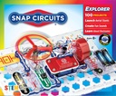 Snap Circuits Jr. SC-100 Electronics Exploration Kit, Viac ako 100 projektov, Plná farebná projektová príručka, 28 dielov, STEM vzdelávacia hračka pre deti 8 +