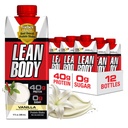 Sean Body Ready-to-Drink Vanilkový proteín Shake, 40g Protein, Srvátková zmes, 0 Cukor, bez lepku, 22 Vitamíny a minerály, 17 Fl Oz (Stock of 12) LABRADA