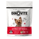 Dinovite 3 in 1 Probiotikum pre malé psy, kožu a kožu, tráviace zdravie a spoločné úľavy, Psie potraviny Toppers, Imunitná podpora, Alergická úľava a svrbenie Relief starostlivosť o pleť, 30 Serviv (1-18lb)
