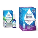 TheraTears SteriLid oči čistiace a suché očné terapie Lubricant očné kvapky Bundle, 2 fl oz a 30 injekčné liekovky