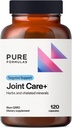 PureFormulas Joint Care + - Premium Joint Suplement with Hyaluronic Acid, Glucosamine, MSM, Green Lipped Mussel, Turmeric & More - Non-GMO Formula pre dospelých (120 kapsúl)
