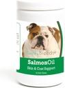 Zdravé plemená Bulldog Salmon Oil Soft Chews 120 Počet