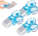 Portable Pill Taker, Upgrade Pill Extractor Tool Portable Pill Popper Tool, Pilulky Popper pre blistrové balenia, Prenosné Cestovné Tablet Pilulky Extrakčné nástroje Domáce Gadgets (3ks)