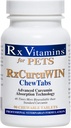 Rx Vitamíny Curcuwin Curcumin pre domáce zvieratá - Cat Immune Support - Pes Digestive Podpora - 90 ct